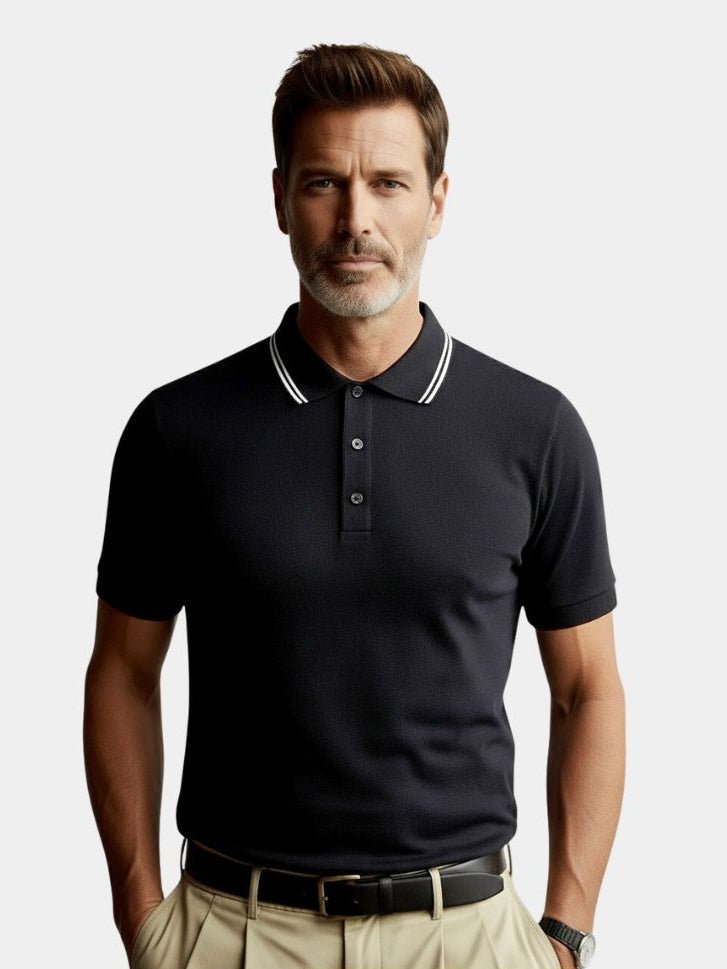 Obsidian Trim Polo – CAAYWORLD CAAYWORLD