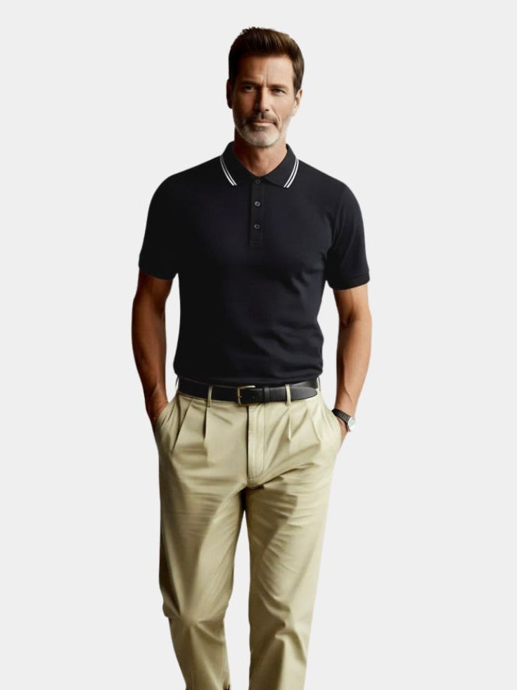 Obsidian Trim Polo – CAAYWORLD CAAYWORLD
