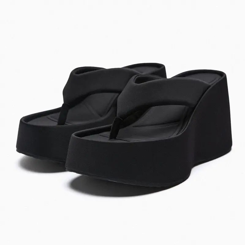 Ocean Blue Cushioned Strap - Flip-Flops CAAYWORLD