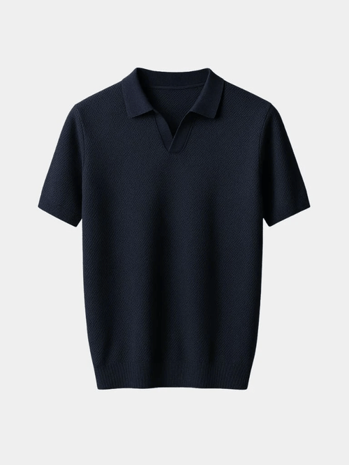 Old Money Cotton Polo Shirt - CAAYWORLD CAAYWORLD