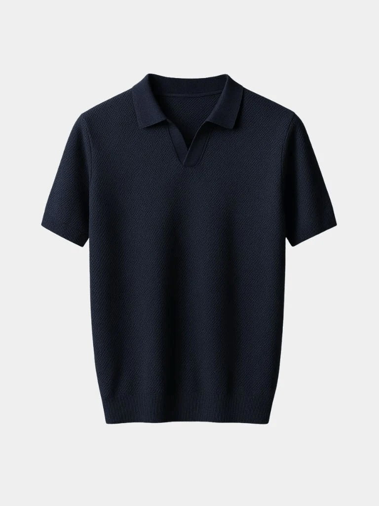 Old Money Cotton Polo Shirt - CAAYWORLD CAAYWORLD