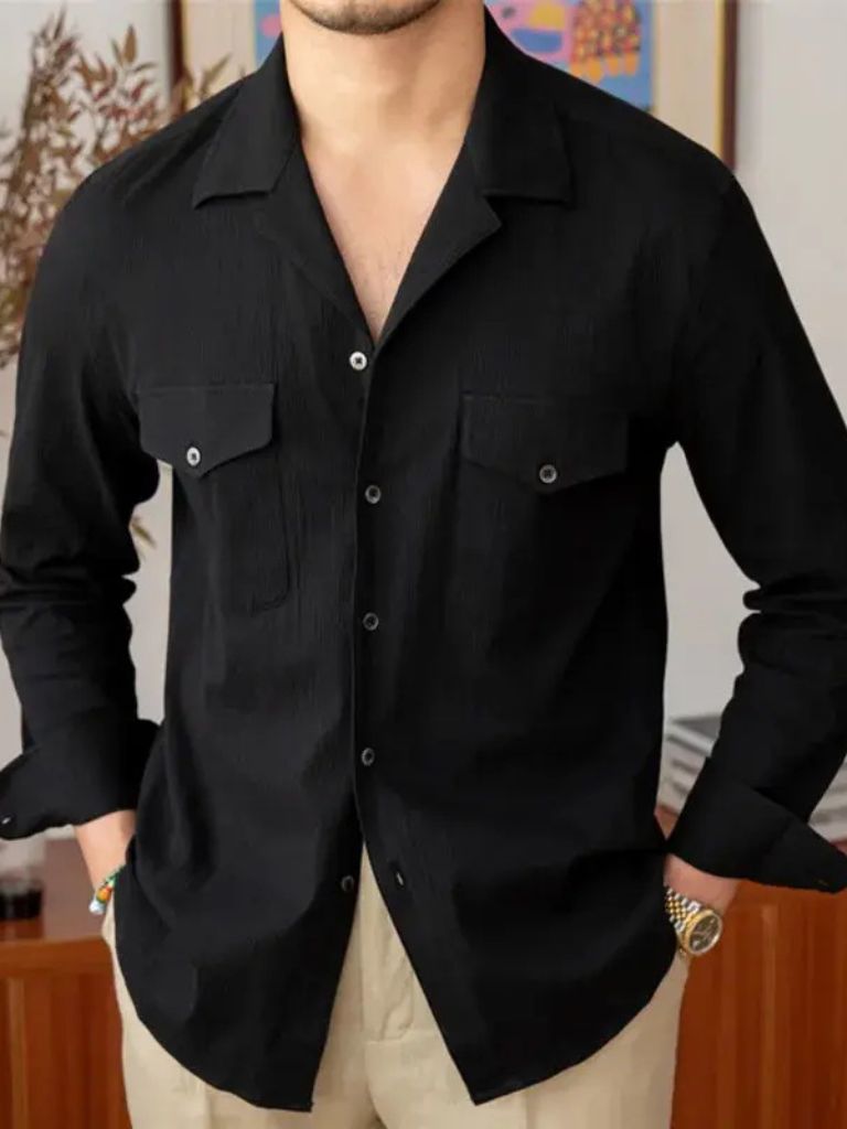 Old Money Long Sleeve Shirt - CAAYWORLD CAAYWORLD