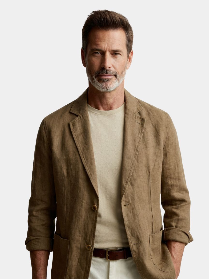 Oldbrook Summer Linen Blazer - CAAYWORLD CAAYWORLD