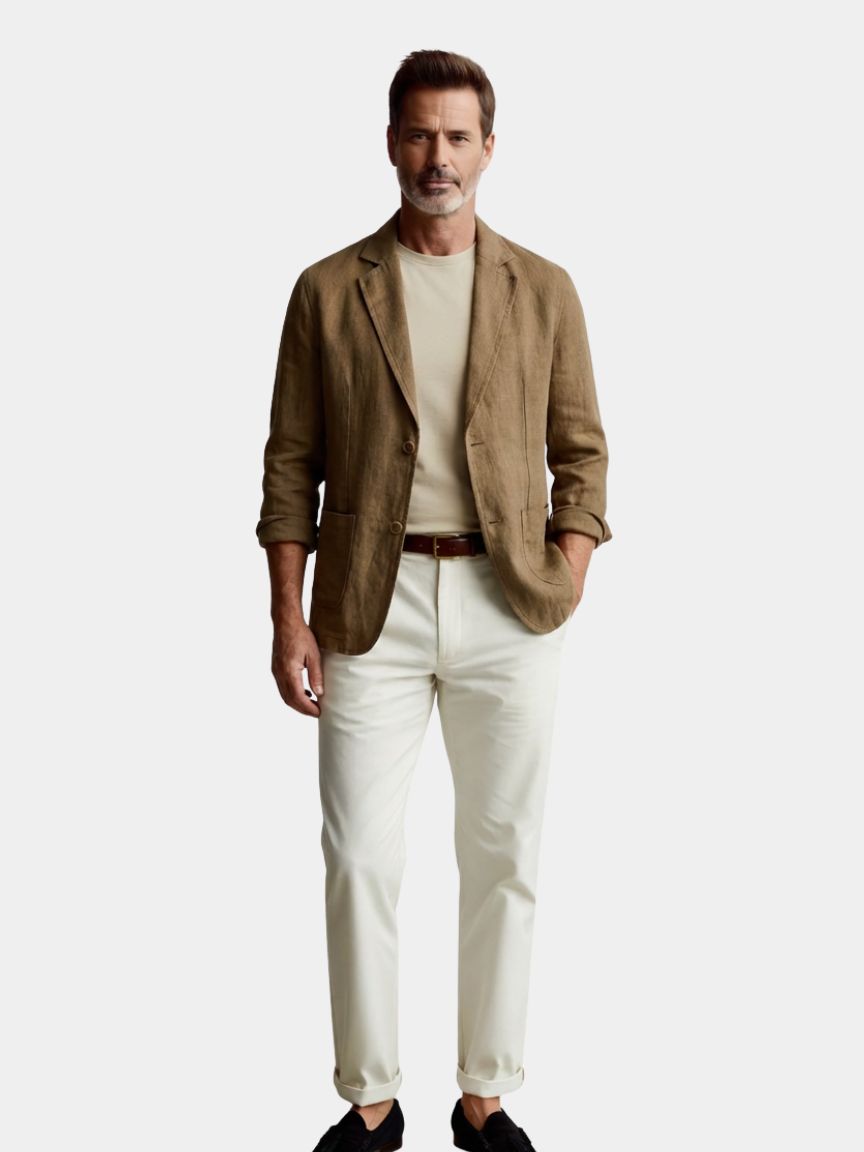 Oldbrook Summer Linen Blazer - CAAYWORLD CAAYWORLD
