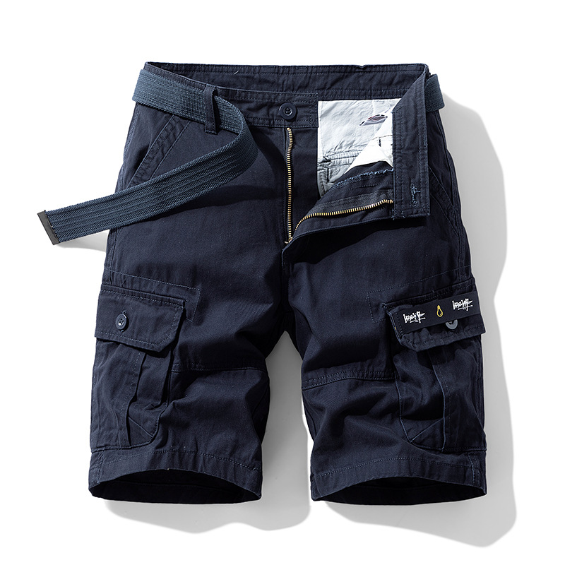 Olive Cotton Cargo - Shorts CAAYWORLD MEN