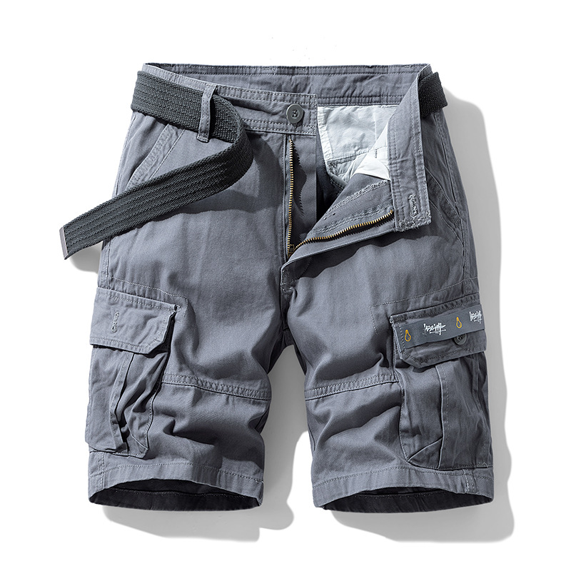 Olive Cotton Cargo - Shorts CAAYWORLD MEN
