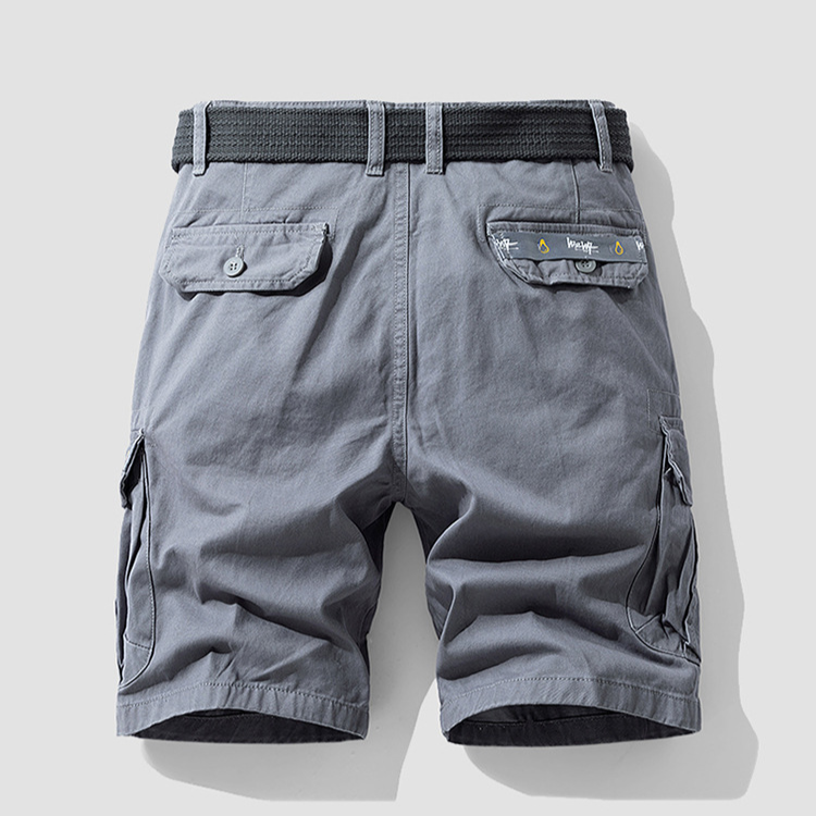 Olive Cotton Cargo - Shorts CAAYWORLD MEN