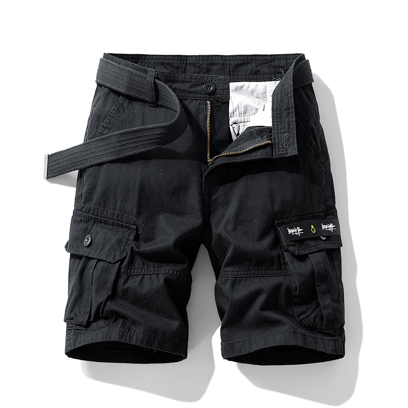 Olive Cotton Cargo - Shorts CAAYWORLD MEN