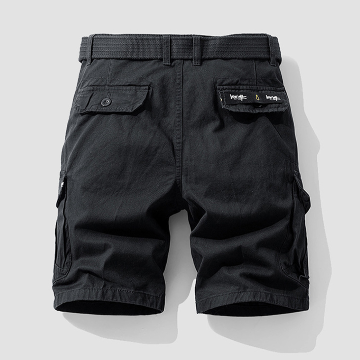 Olive Cotton Cargo - Shorts CAAYWORLD MEN