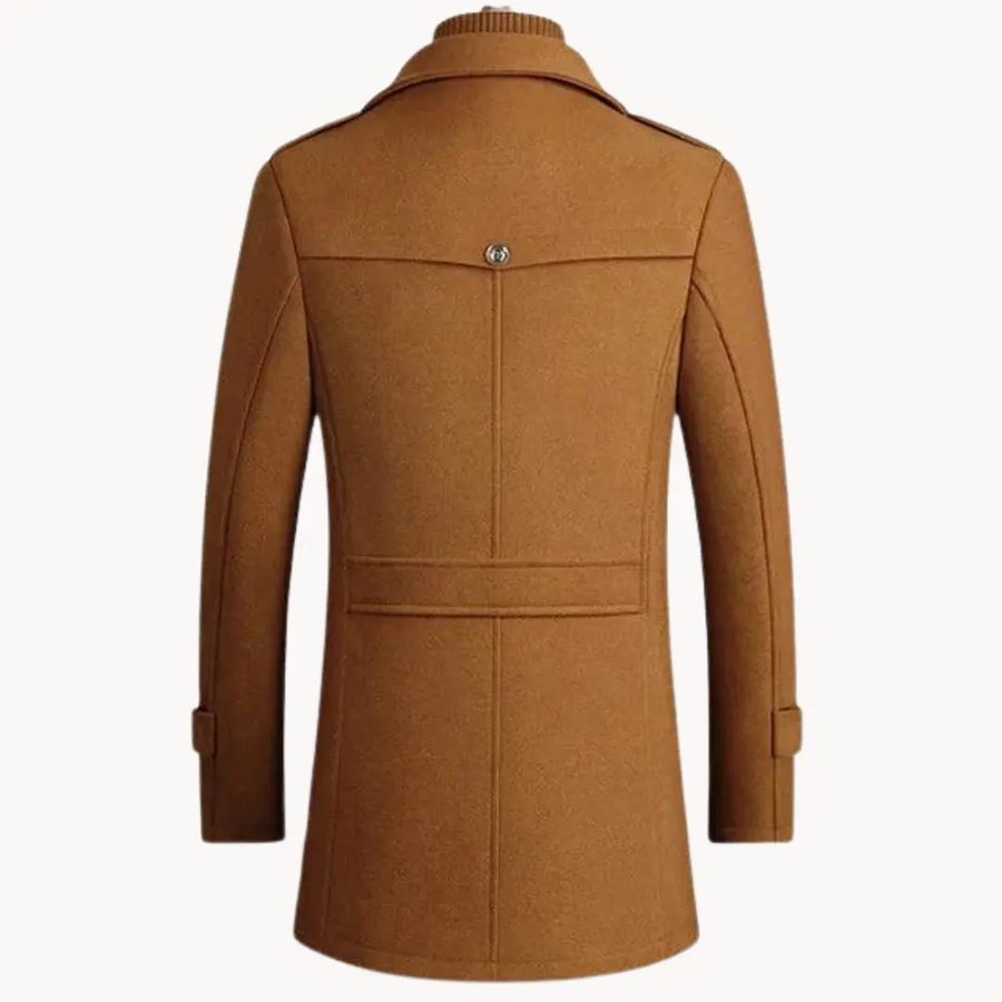 Olive Green Longline - Coat CAAYWORLD