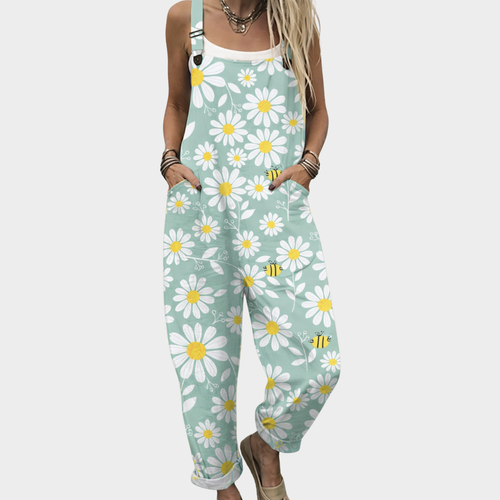 Eleanor - Comfortable Printed Overalls
