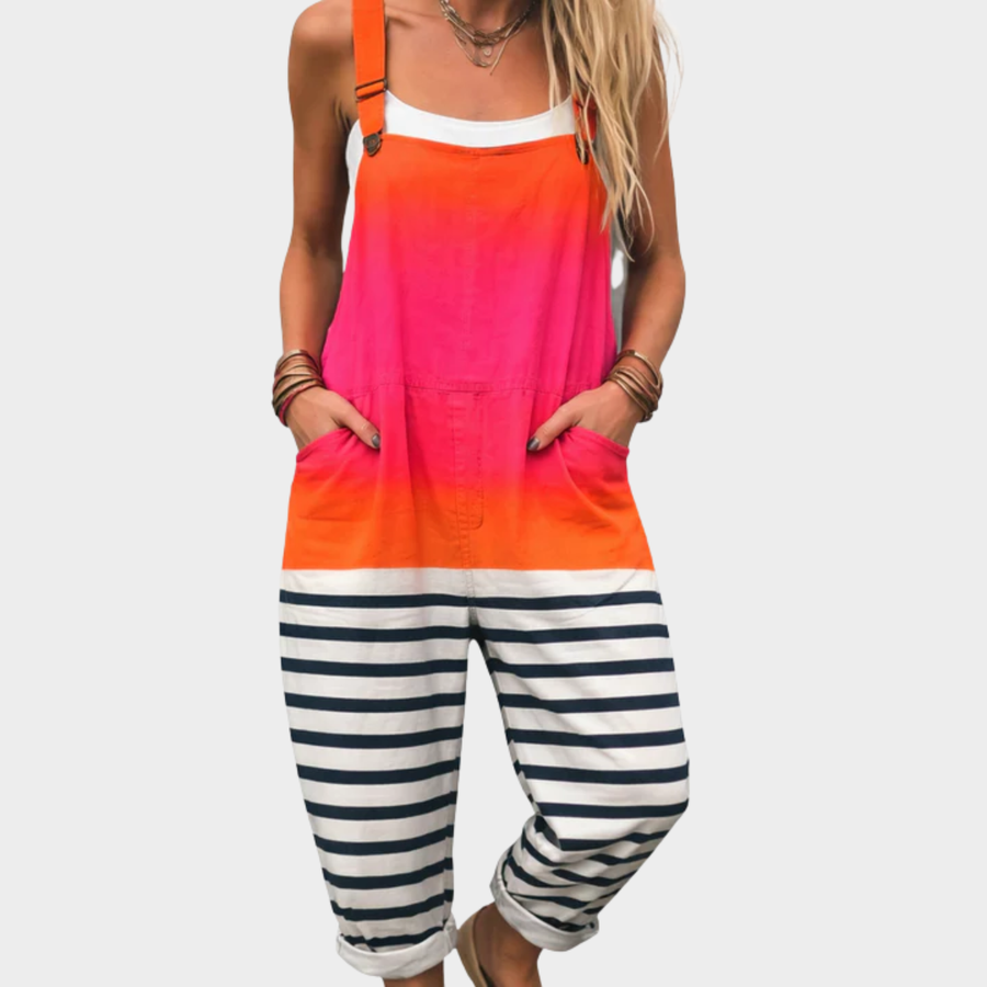 Amelia - Comfortable Printed Overalls