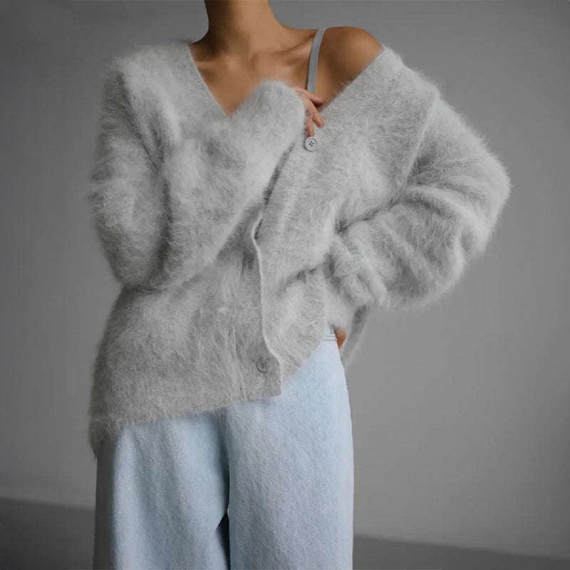 Oversized Chunky Knit - Cardigan CAAYWORLD