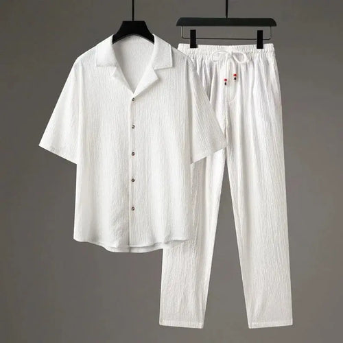 Oversized Linen - Two-Piece Set CAAYWORLD