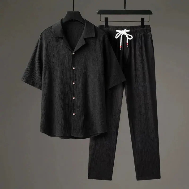 Oversized Linen - Two-Piece Set CAAYWORLD
