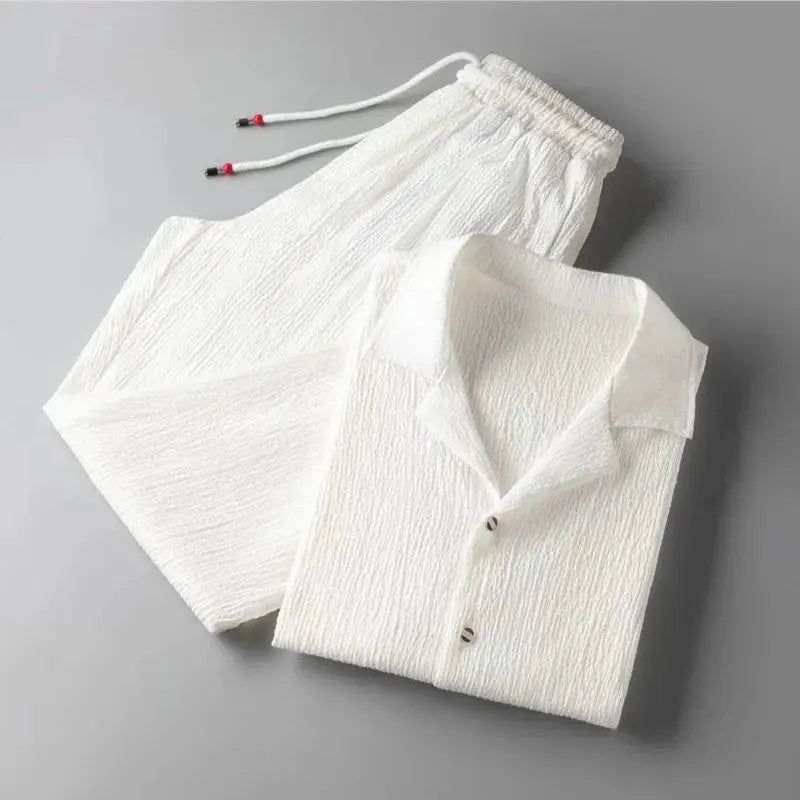 Oversized Linen - Two-Piece Set CAAYWORLD