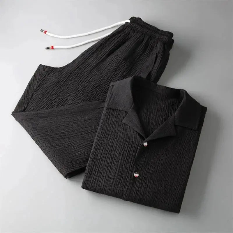 Oversized Linen - Two-Piece Set CAAYWORLD