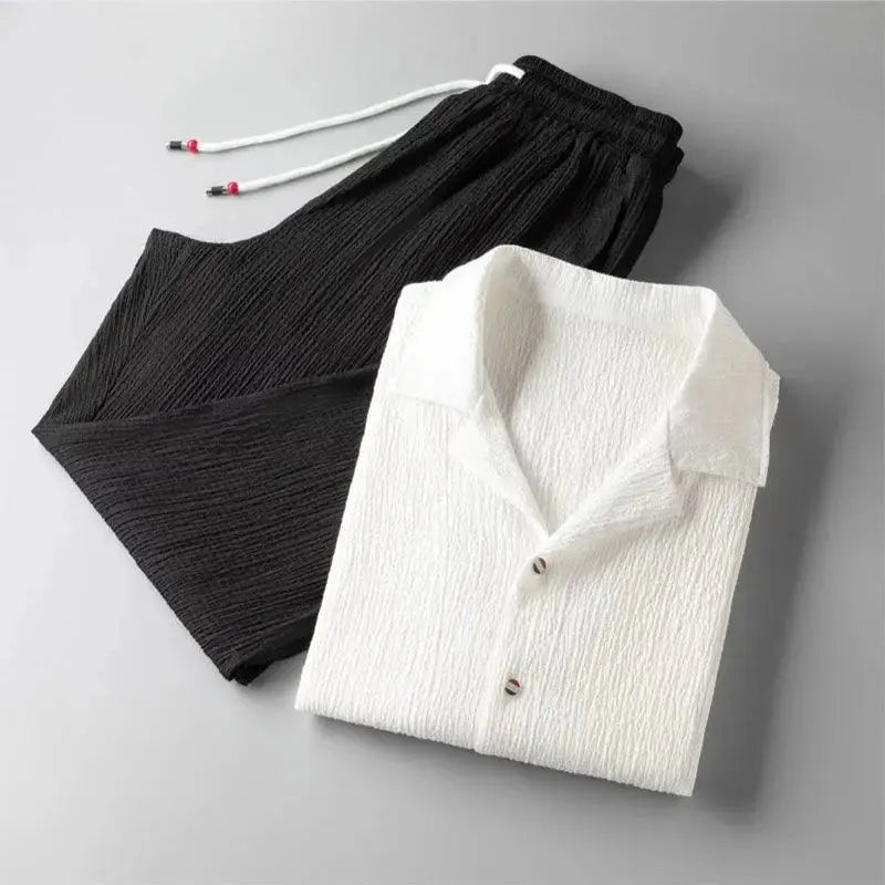 Oversized Linen - Two-Piece Set CAAYWORLD