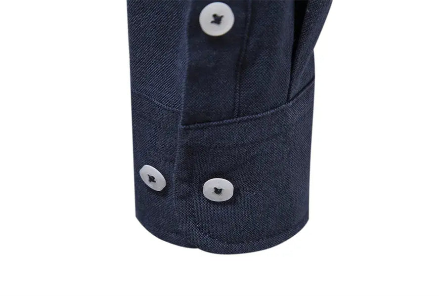 Oxford Long Sleeve Button-Down - Shirt CAAYWORLD