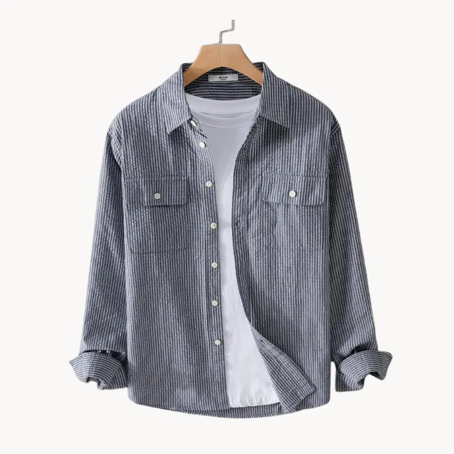 Paavo Striped Button-Up - Shirt CAAYWORLD