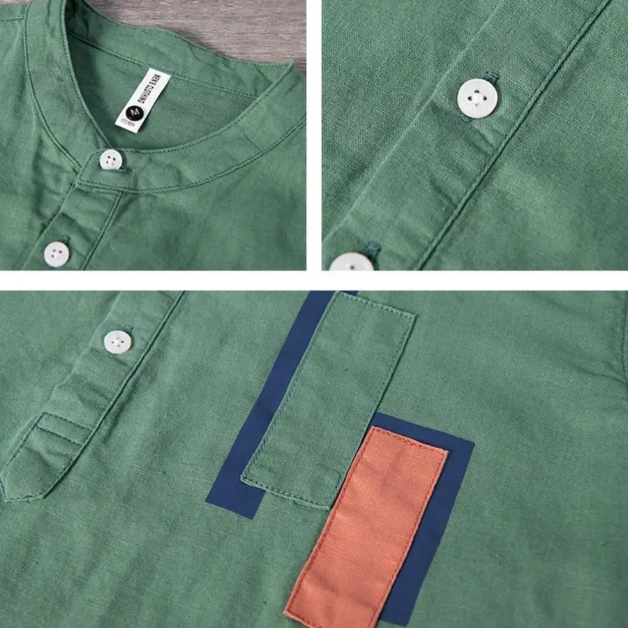 Palermo Linen Button-Down - Shirt CAAYWORLD