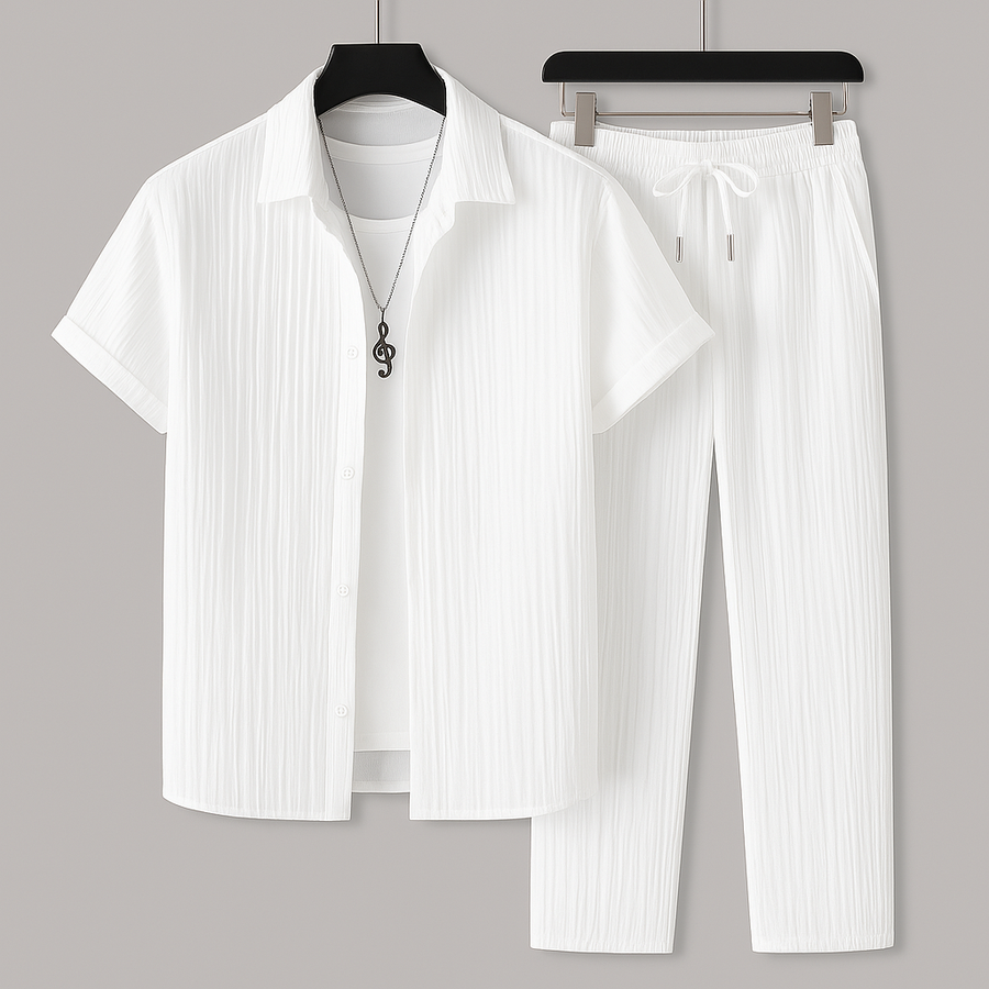 Palermo Linen - Two-Piece Set CAAYWORLD