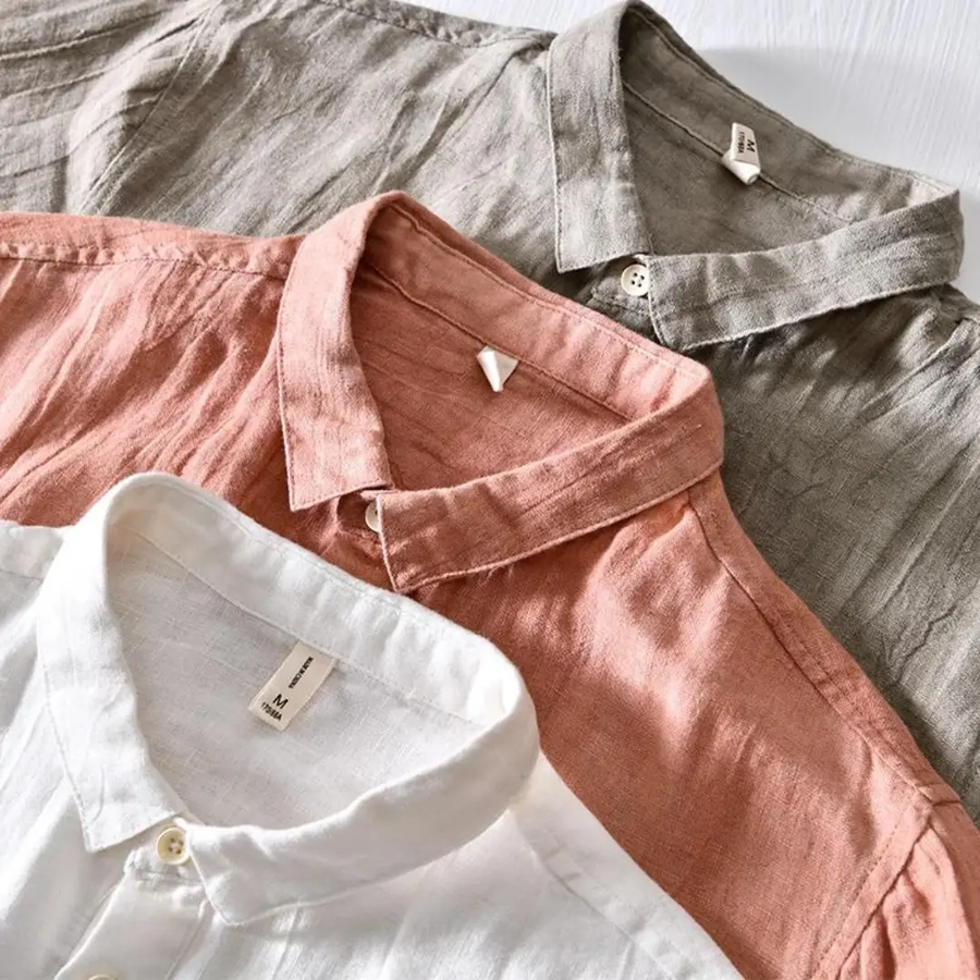 Panama Weave Linen - Top CAAYWORLD