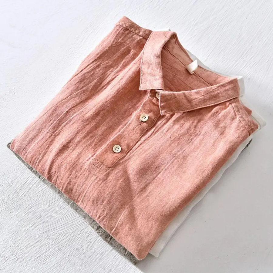 Panama Weave Linen - Top CAAYWORLD