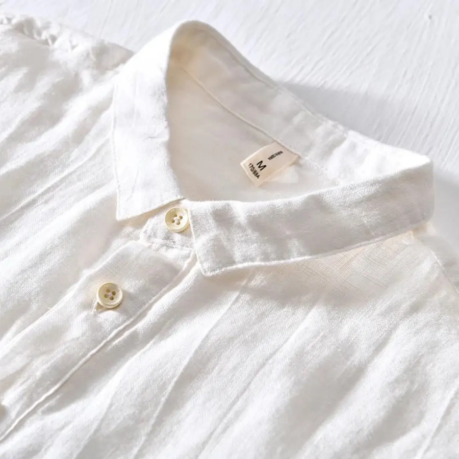 Panama Weave Linen - Top CAAYWORLD