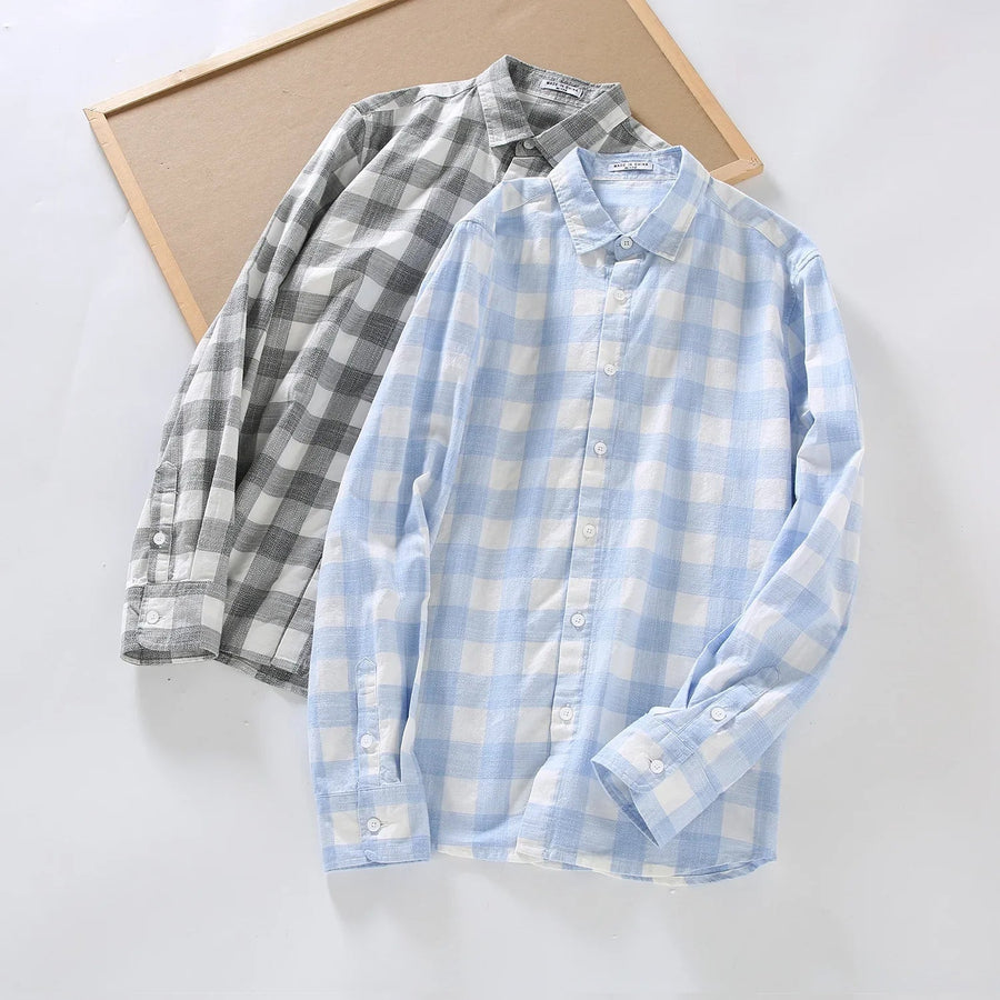 Parisian Plaid Button-Down - Shirt CAAYWORLD MEN