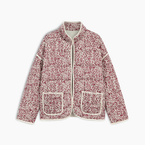 Pastel Floral Print Lightweight - Coat CAAYWORLD