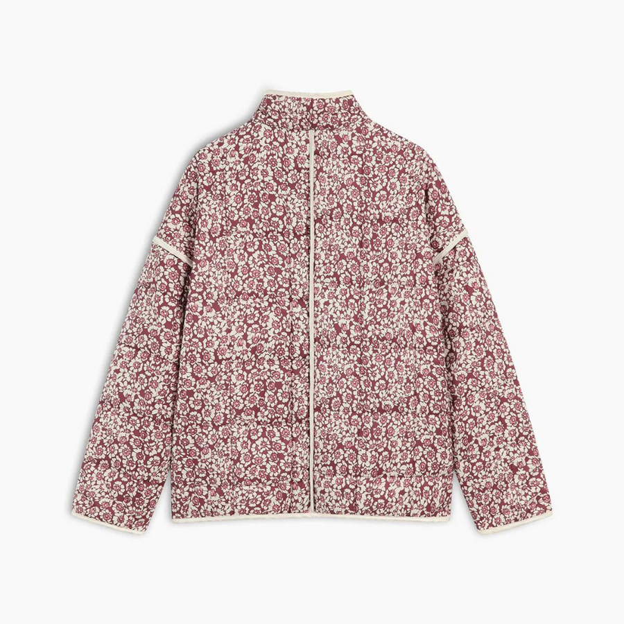 Pastel Floral Print Lightweight - Coat CAAYWORLD