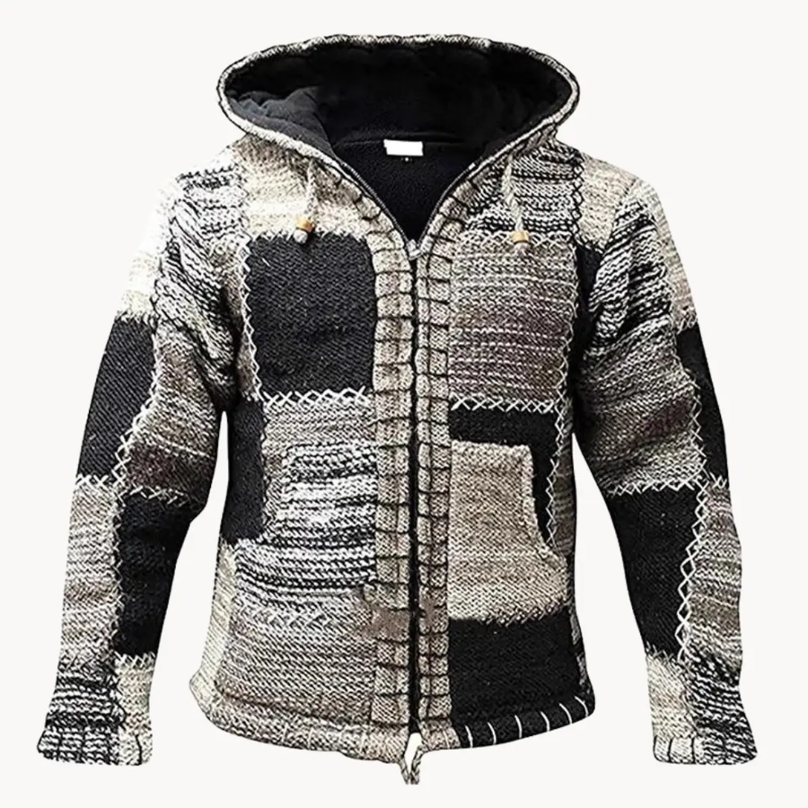 Patchwork Cotton Pullover - Sweater CAAYWORLD