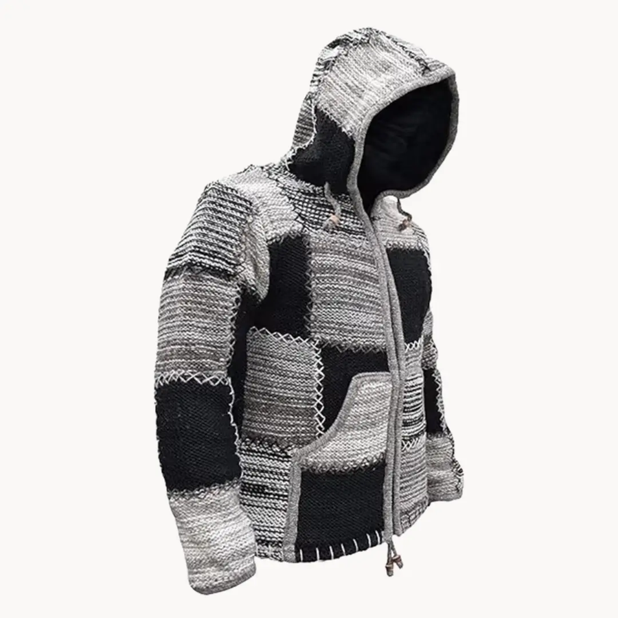 Patchwork Cotton Pullover - Sweater CAAYWORLD
