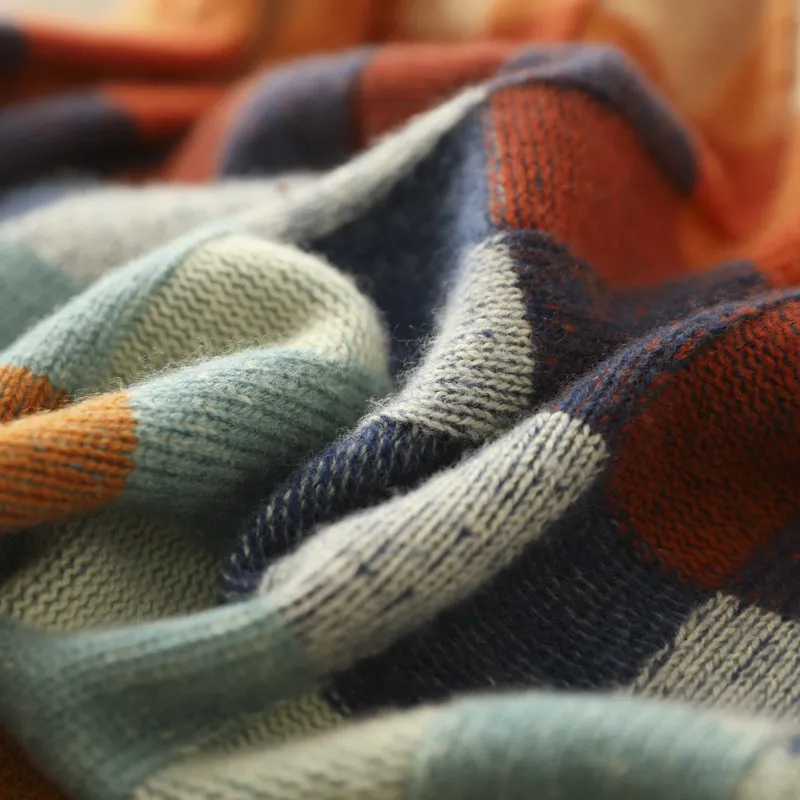 Patchwork Turtleneck - Sweater CAAYWORLD