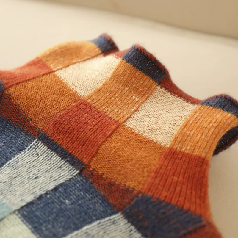 Patchwork Turtleneck - Sweater CAAYWORLD