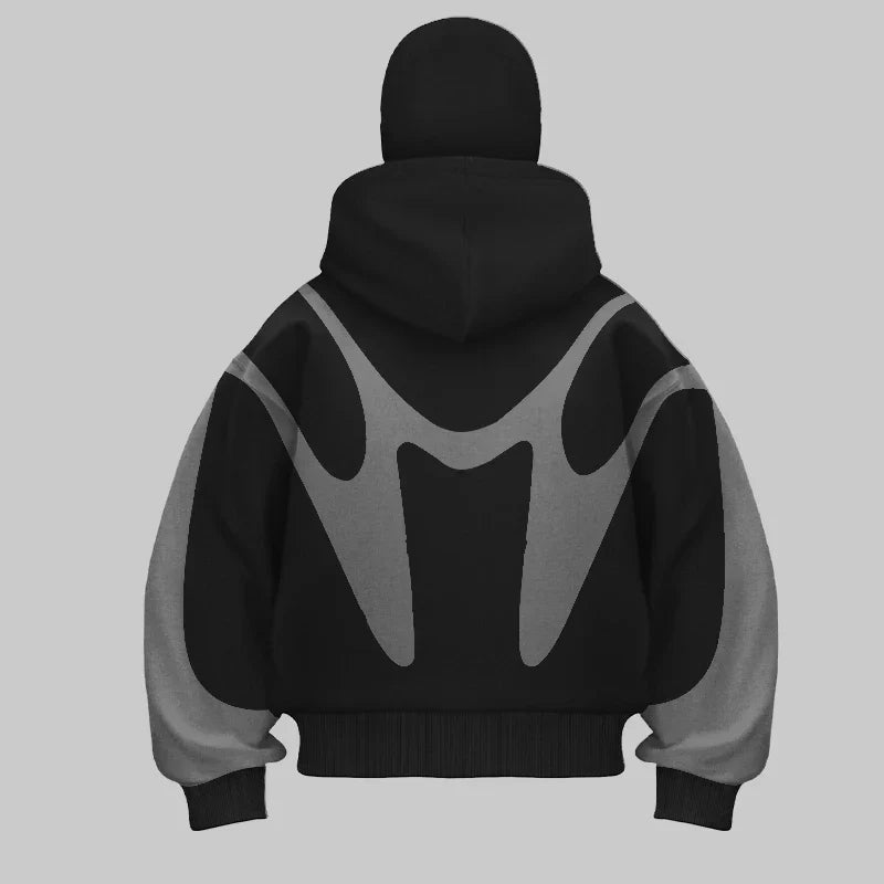 Phantom Shield Black - Hoodie CAAYWORLD MEN