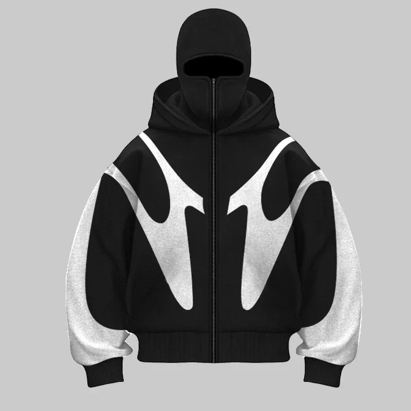 Phantom Shield Black - Hoodie CAAYWORLD MEN