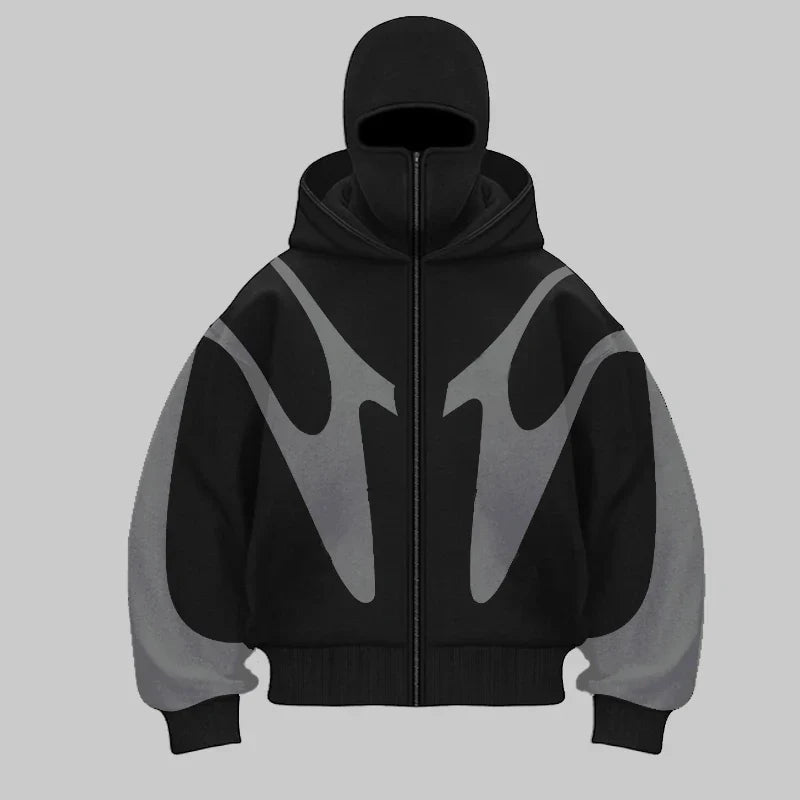 Phantom Shield Black - Hoodie CAAYWORLD MEN
