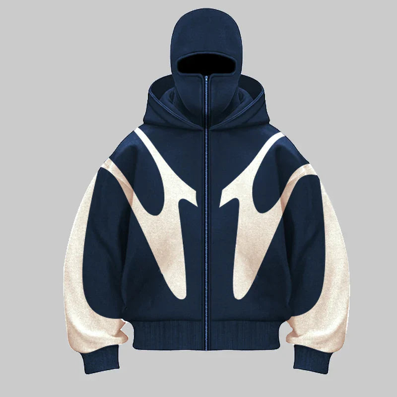 Phantom Shield Black - Hoodie CAAYWORLD MEN