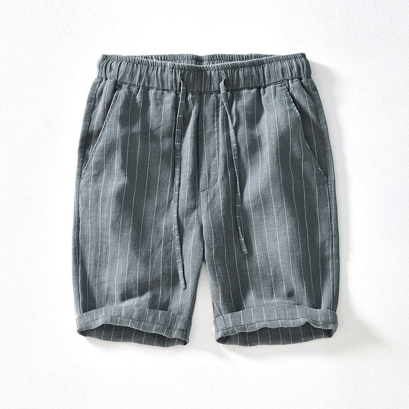 Pinstripe Linen - Shorts CAAYWORLD MEN