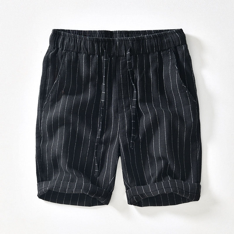 Pinstripe Linen - Shorts CAAYWORLD MEN