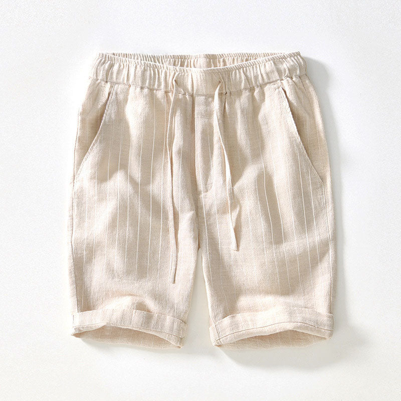 Pinstripe Linen - Shorts CAAYWORLD MEN