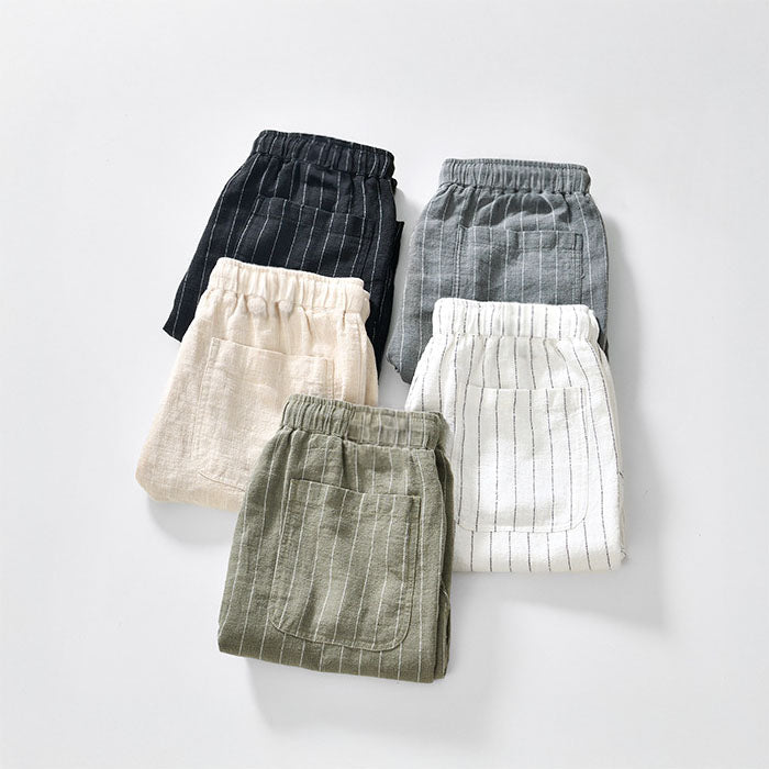 Pinstripe Linen - Shorts CAAYWORLD MEN