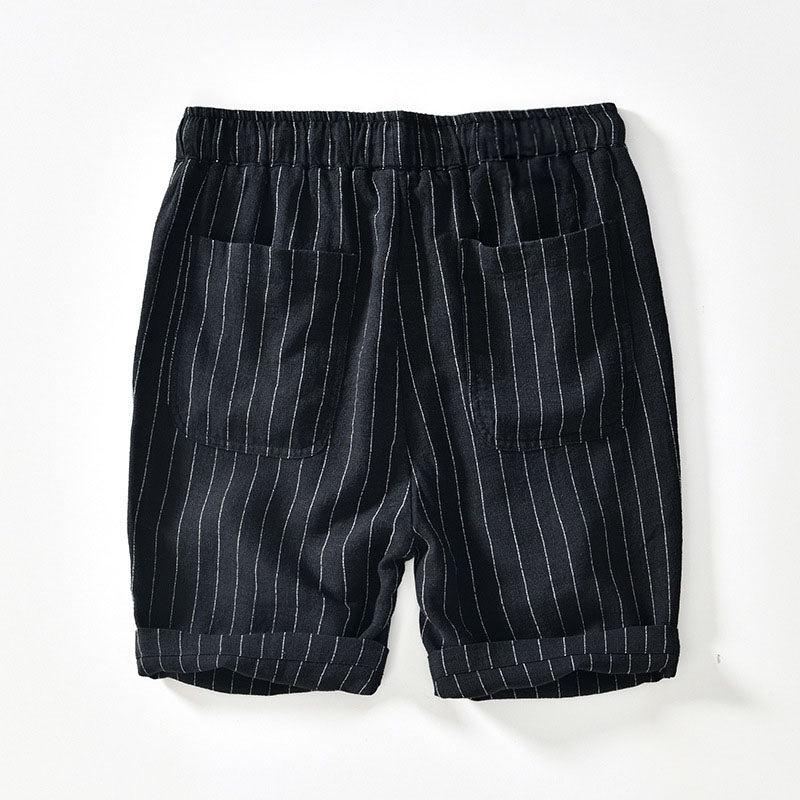 Pinstripe Linen - Shorts CAAYWORLD MEN