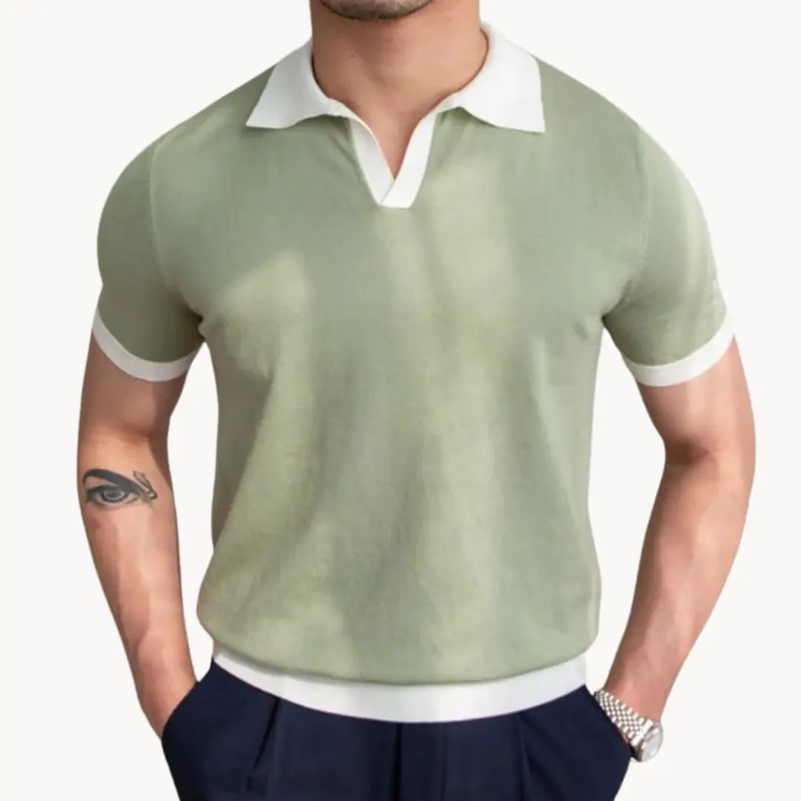 Pique Cotton Slim Fit - Polo Shirt CAAYWORLD