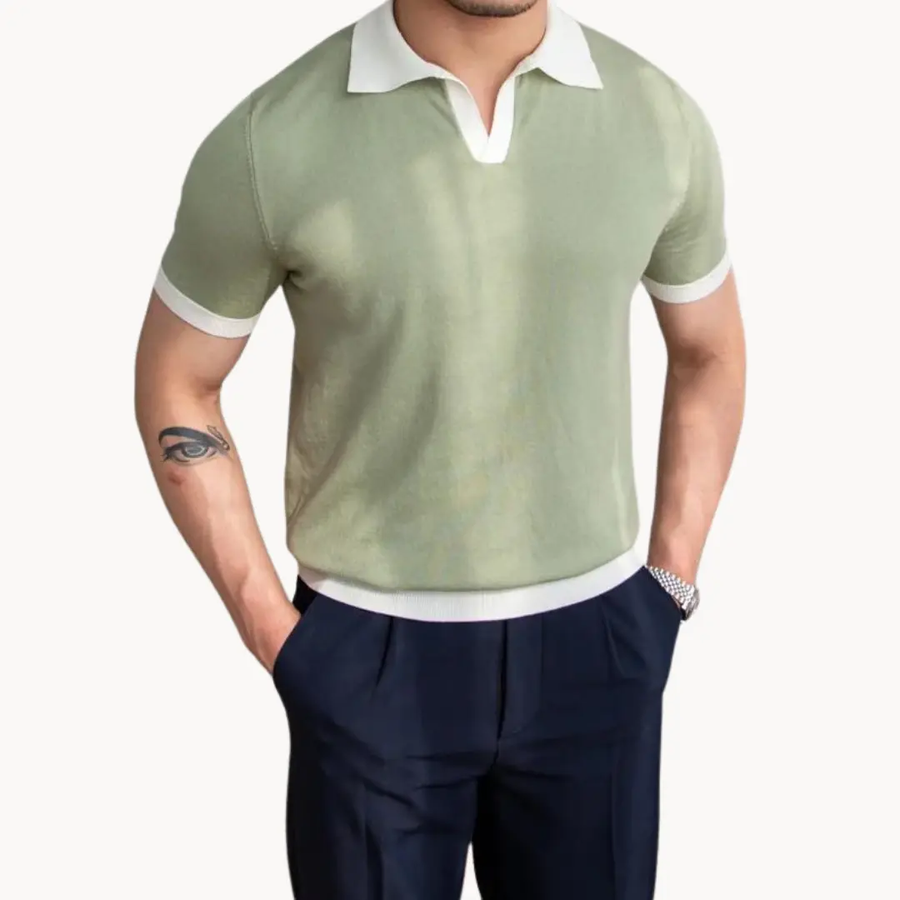 Pique Cotton Slim Fit - Polo Shirt CAAYWORLD