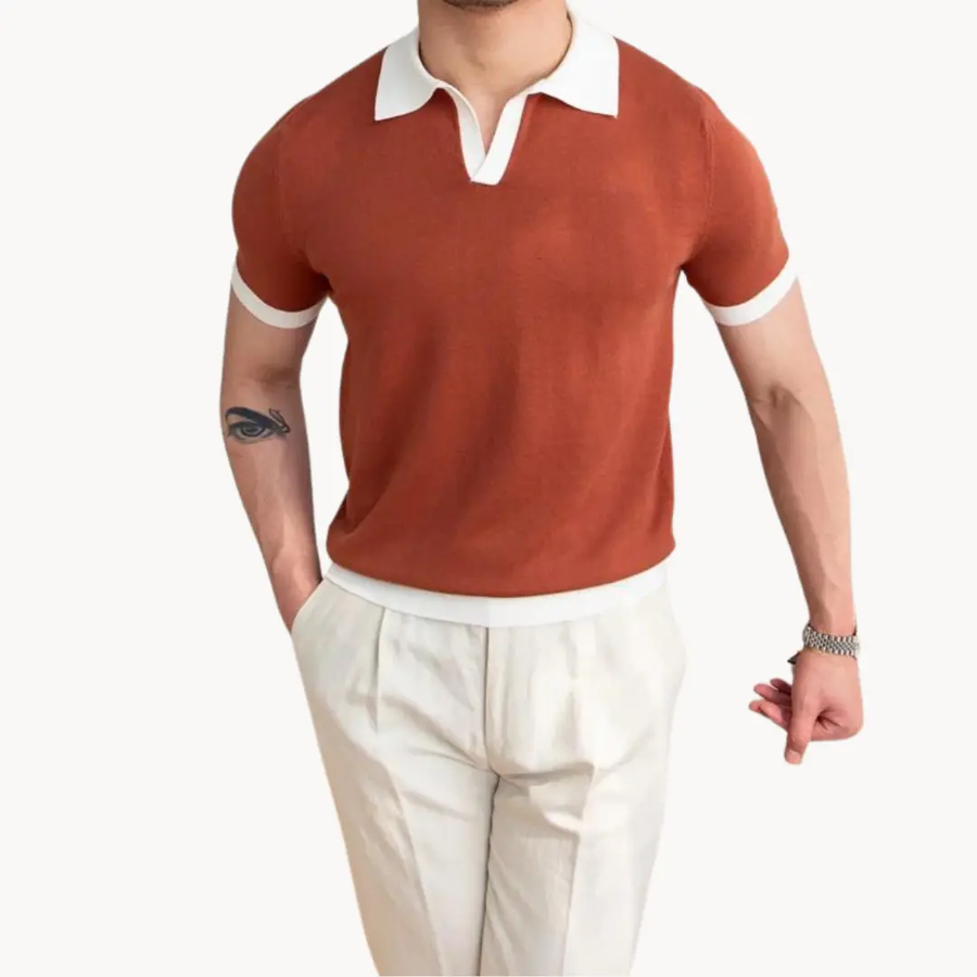 Pique Cotton Slim Fit - Polo Shirt CAAYWORLD