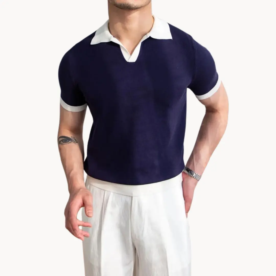 Pique Cotton Slim Fit - Polo Shirt CAAYWORLD