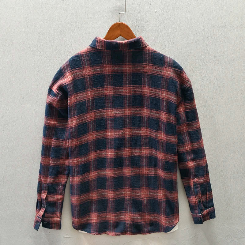 Plaid Button-Up - Shirt CAAYWORLD MEN